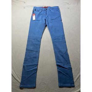 Maxime Cossoguy Jeans Womens 29 Blue Denim‎ Pocketed Belted Zip Ladies 29x33